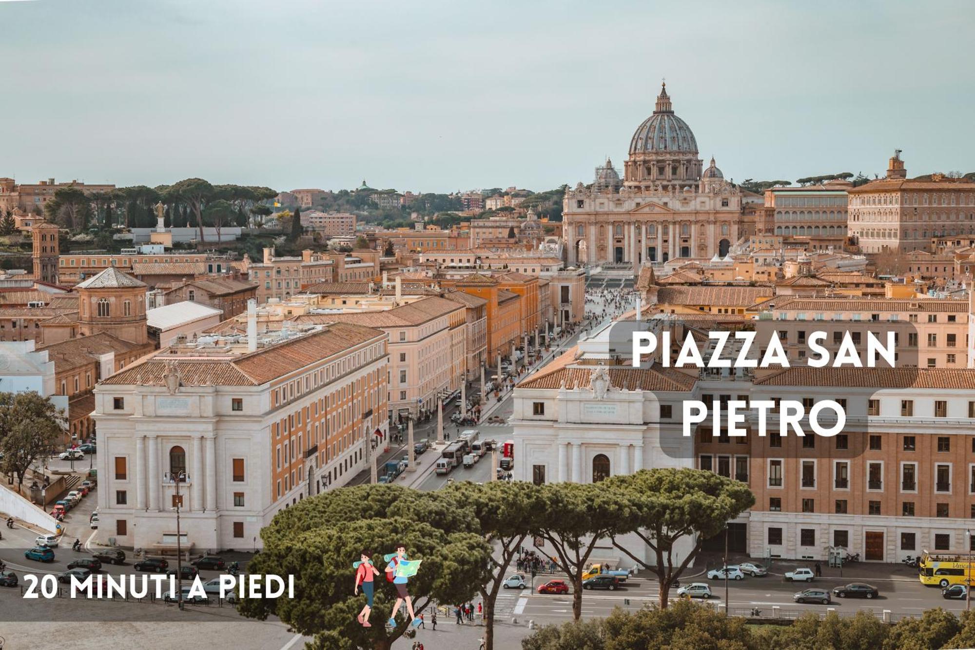 Apartamento Marcantonio Colonna - Loft X5 Persone, Wi-fi, Aria Condizionata Nelle Camere, Parcheggio Privato, Metro A Lepanto 800mt Da Vaticano *