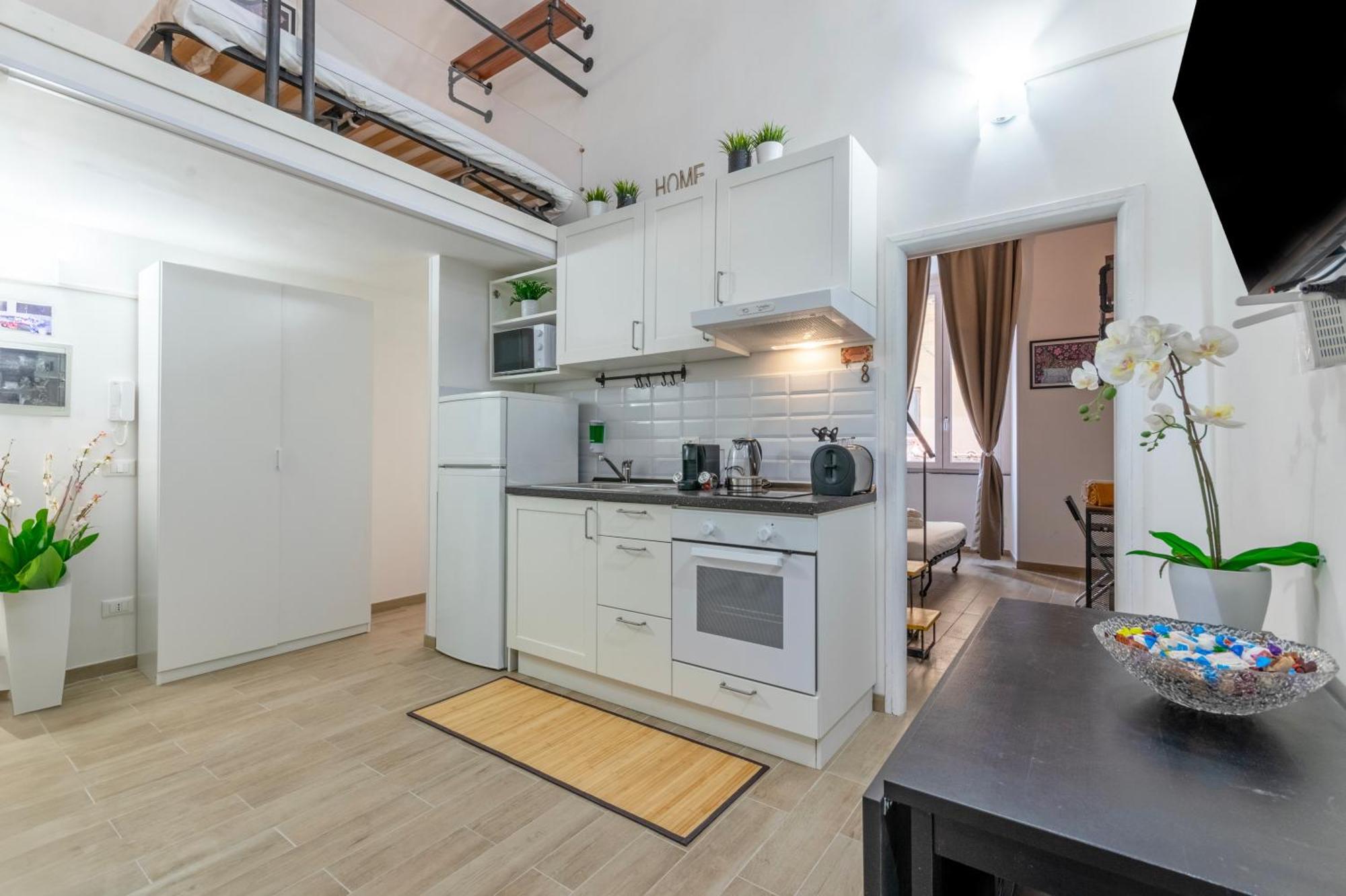 Apartamento Marcantonio Colonna - Loft X5 Persone, Wi-fi, Aria Condizionata Nelle Camere, Parcheggio Privato, Metro A Lepanto 800mt Da Vaticano *